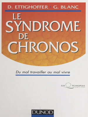 cover image of Le syndrome de chronos